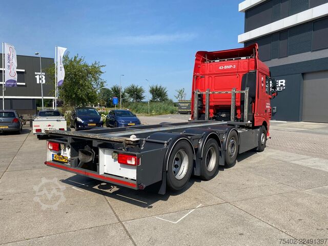 Standard tractor DAF XF 480 H4KN3 / SC / 8x2 / 20FT Container chassi...