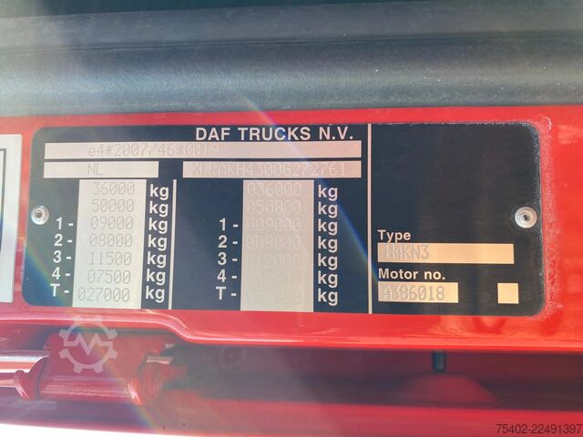 Standard tractor DAF XF 480 H4KN3 / SC / 8x2 / 20FT Container chassi...