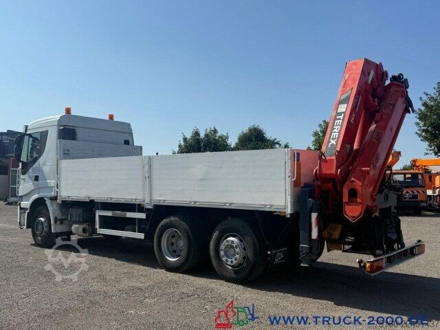 Flatbed truck Iveco Stralis AS260 Atlas Terex TLC290.2E 10.25m=2.4 t