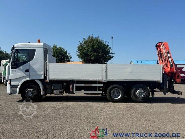 Flatbed truck Iveco Stralis AS260 Atlas Terex TLC290.2E 10.25m=2.4 t