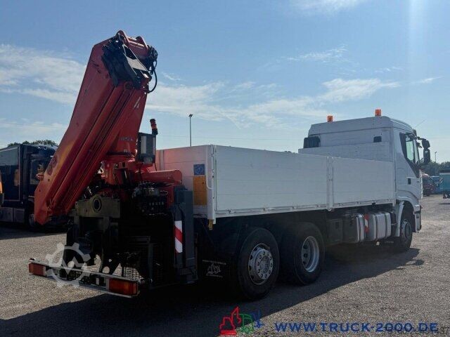 Flatbed truck Iveco Stralis AS260 Atlas Terex TLC290.2E 10.25m=2.4 t