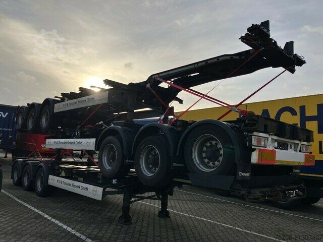 Auflieger-Wechselfahrgestell Krone 3er-Paket Box Liner SDC 27 eLTU5 plus