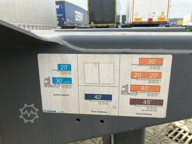 Auflieger-Wechselfahrgestell Krone Box Liner TU70