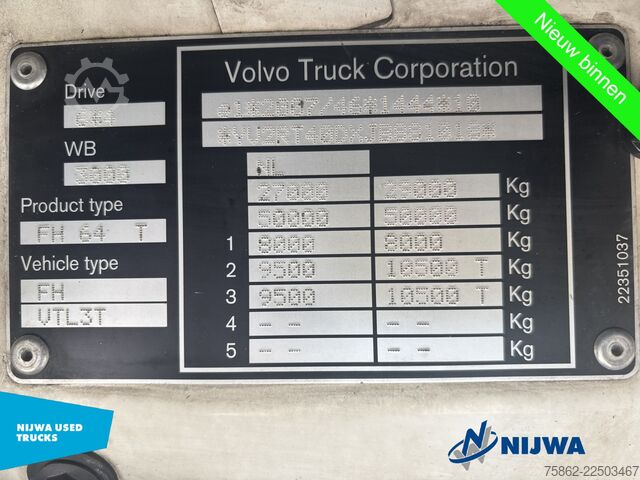 Standard-SZM Volvo FH 500 6x4 Schuifschotel + Xenon