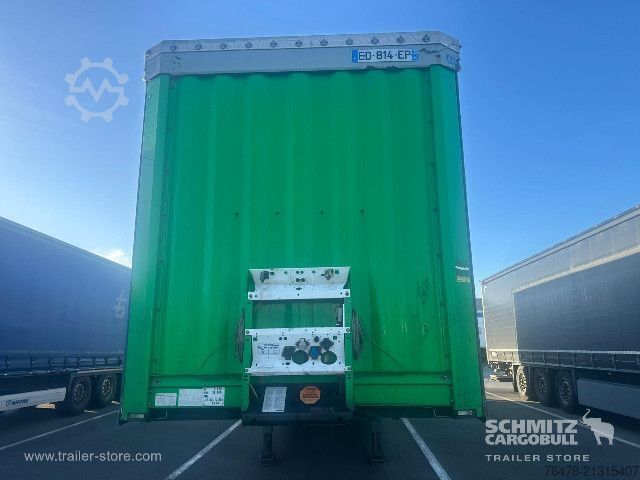 Open semitrailer with tarp Krone Curtainsider Standard Taillift
