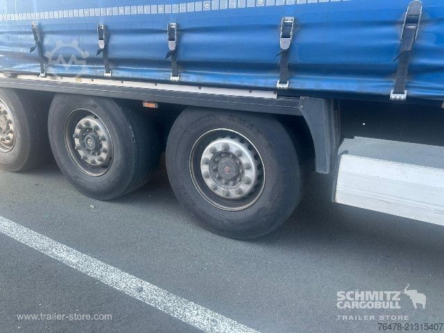 Open semitrailer with tarp Krone Curtainsider Standard Taillift