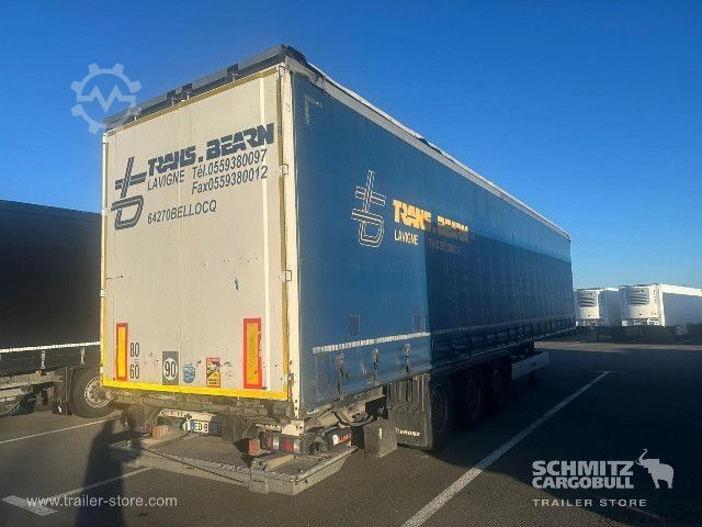 Open semitrailer with tarp Krone Curtainsider Standard Taillift