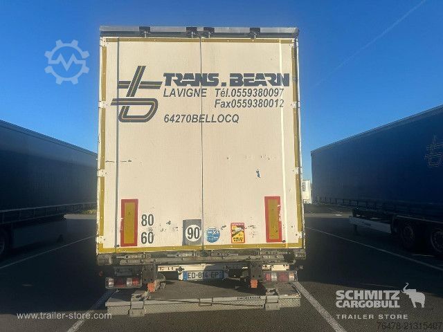 Open semitrailer with tarp Krone Curtainsider Standard Taillift
