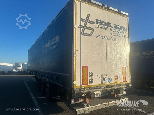 Open semitrailer with tarp Krone Curtainsider Standard Taillift