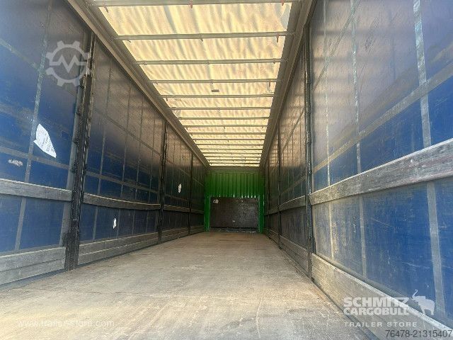 Open semitrailer with tarp Krone Curtainsider Standard Taillift