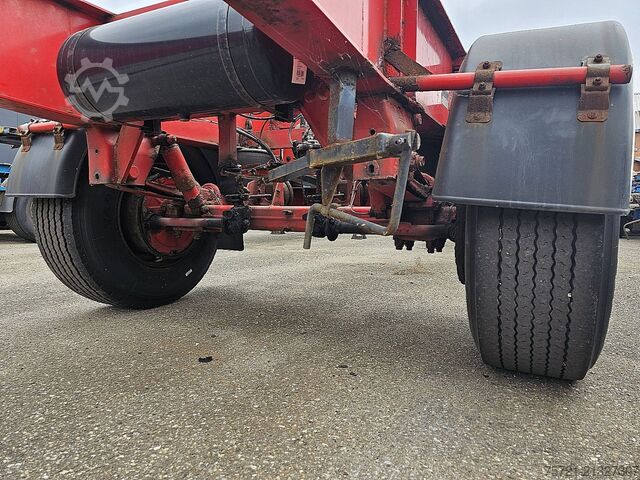 Sliding tarpaulins DAPA 20 FT CONTAINER 1 AXLE BPW DRUM
