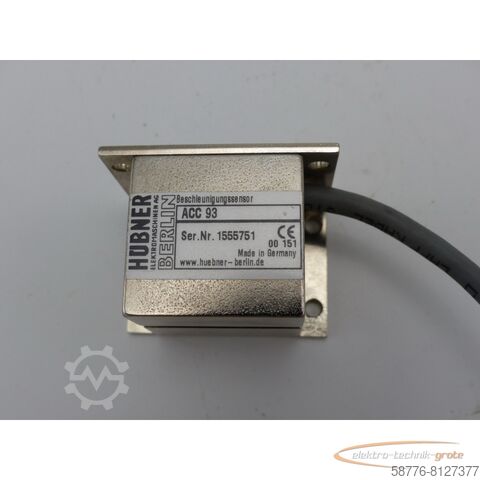 Component Hübner HEAG 164-15 Verstärker SN: 1555756 + ACC 93 Sensor  !