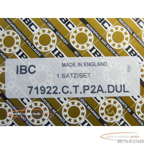 Komponente IBC 71922  Spindellager Satz = 2 Stück    !