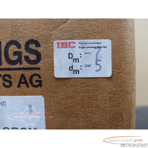 Component IBC 71940 M Schrägkugellager Satz = 4 Stück  !