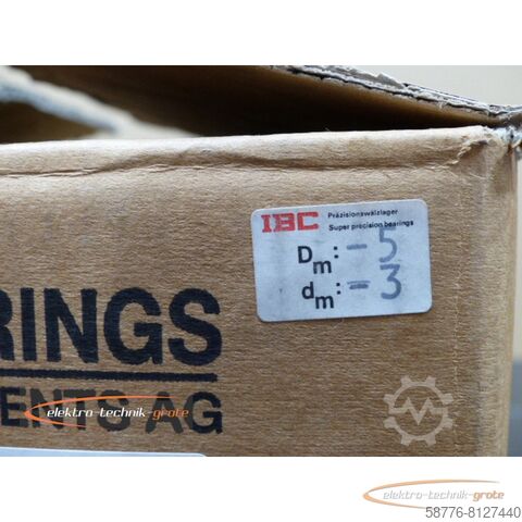 Component IBC 71940 M Schrägkugellager Satz = 4 Stück  !
