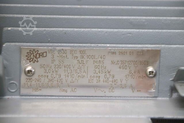 Getriebemotor 3 kW 60 U/min Nord SK 3282AZ-100L/40 SK 100L/40