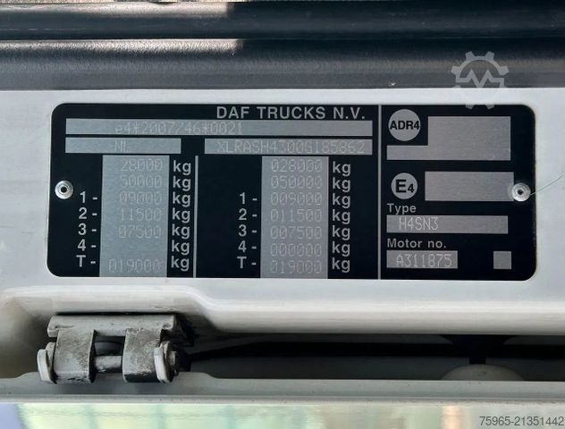 Refrigerated truck DAF XF 480 FAR SSC 6X2 50 CC COMBI 2x LIFT CARRIER T