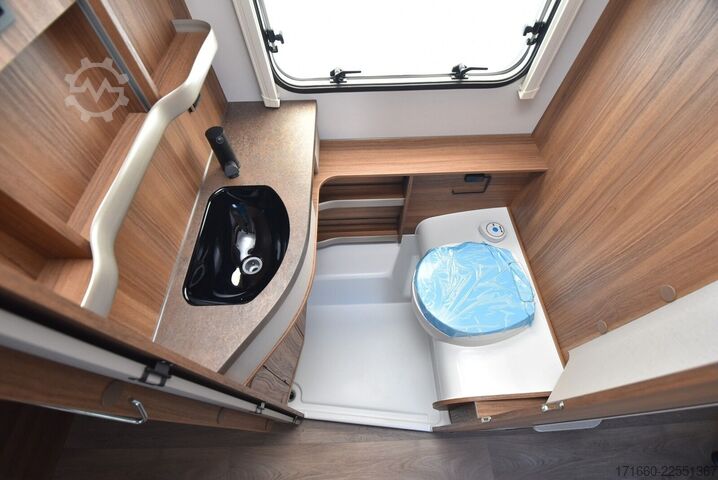 Wohnwagen HYMER/ERIBA Eriba Touring 630 1600kg, Combi 4E, Bodentemp.