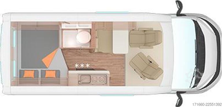 Kastenwagen Wohnmobil / Campervan WEINSBERG CaraBus 540 MQ *SAT-TV*Navi-RFK*AHK*Markise*
