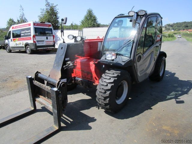 Teleskopstapler starr Manitou MT 625 - 6m 2,5 Ton. mit Palettengabel + Schnellwe
