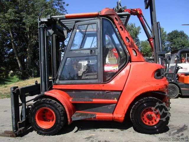 Dieselstapler Linde H80D-02 Zinkenversteller + Duplex-Freisichtmast