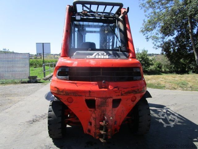 Dieselstapler Linde H80D-02 Zinkenversteller + Duplex-Freisichtmast