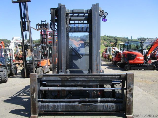 Dieselstapler Linde H80D-02 Zinkenversteller + Duplex-Freisichtmast
