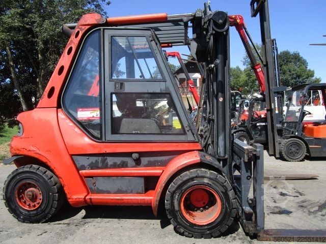 Dieselstapler Linde H80D-02 Zinkenversteller + Duplex-Freisichtmast