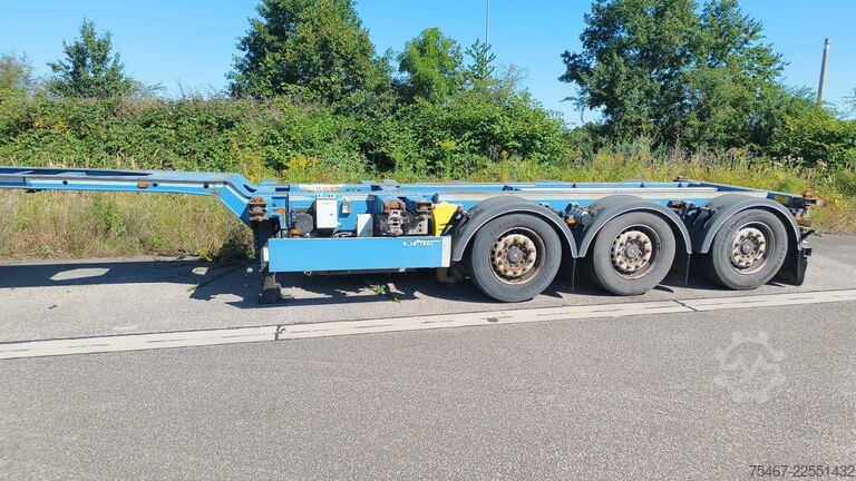 Auflieger-Wechselfahrgestell WEB-TRAILER Web-Trailer Genset Kühlagrigat 3x Vorhanden