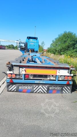 Auflieger-Wechselfahrgestell WEB-TRAILER Web-Trailer Genset Kühlagrigat 3x Vorhanden