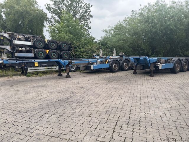 Auflieger-Wechselfahrgestell WEB-TRAILER Web-Trailer Genset Kühlagrigat 3x Vorhanden