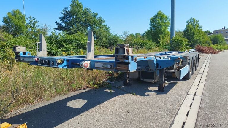 Auflieger-Wechselfahrgestell WEB-TRAILER Web-Trailer Genset Kühlagrigat 3x Vorhanden