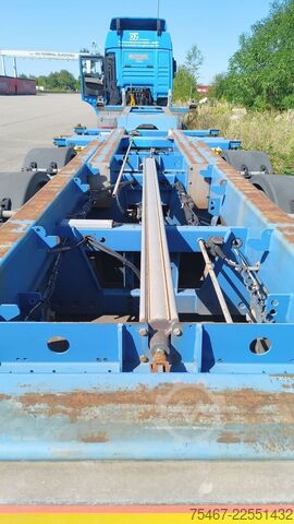 Auflieger-Wechselfahrgestell WEB-TRAILER Web-Trailer Genset Kühlagrigat 3x Vorhanden