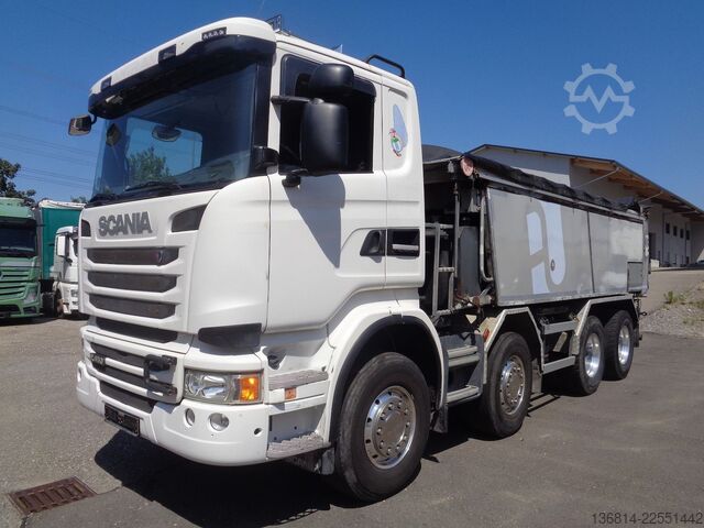 Kipper LKW SCANIA R450 8x4 Schubboden/Abschiebemulde