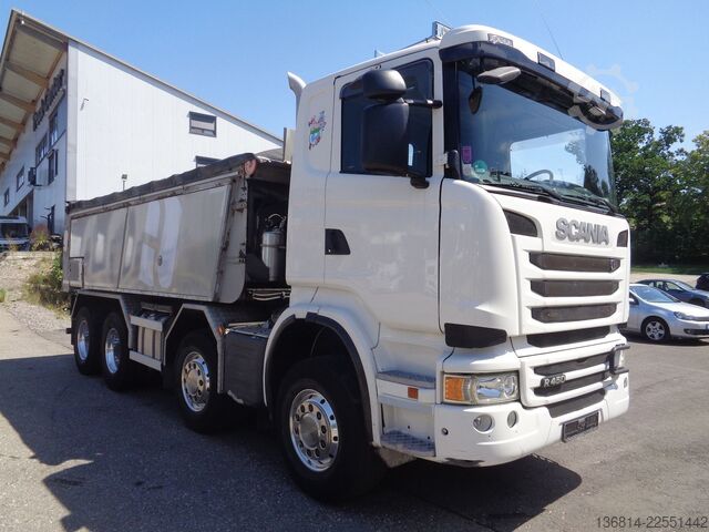 Kipper LKW SCANIA R450 8x4 Schubboden/Abschiebemulde