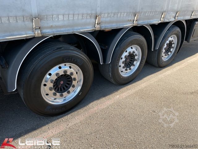 Open semitrailer with tarp BERGER SAPL24*Tautliner light*SAF*Alcoa*