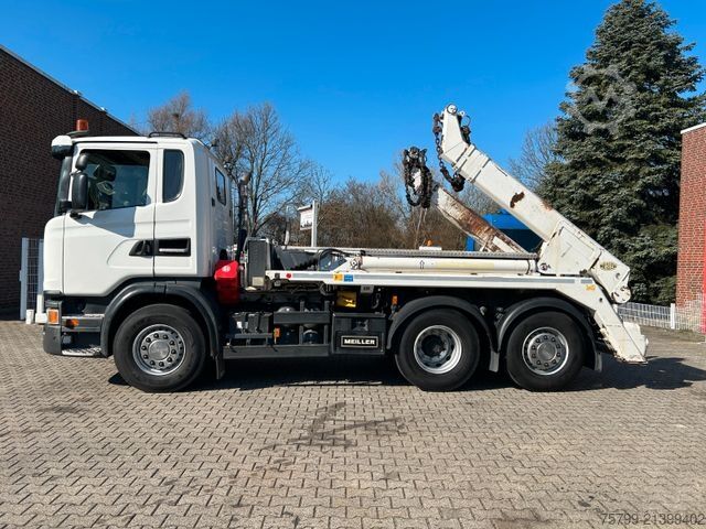 Skip truck SCANIA G400 MEILLER Absetzkipper  6x2