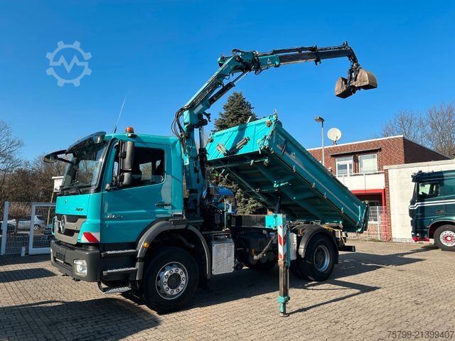 Truck mounted crane MERCEDES-BENZ 1829 Axor MEILLER 3Skipper + AK 120.2E Kran