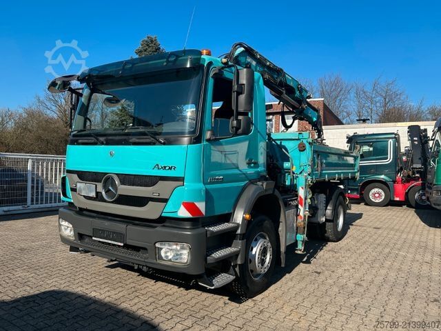 Truck mounted crane MERCEDES-BENZ 1829 Axor MEILLER 3Skipper + AK 120.2E Kran