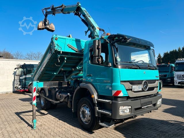 Truck mounted crane MERCEDES-BENZ 1829 Axor MEILLER 3Skipper + AK 120.2E Kran