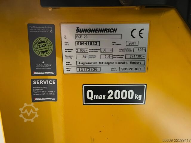 Low Level Order Picker Jungheinrich ESE20