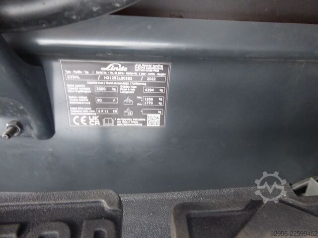 Electric 4-wheel forklift Linde E35HL