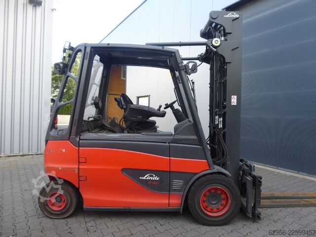 Electric 4-wheel forklift Linde E40HL-01/600