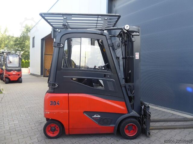 Electric 3-wheel forklift Linde E18-02