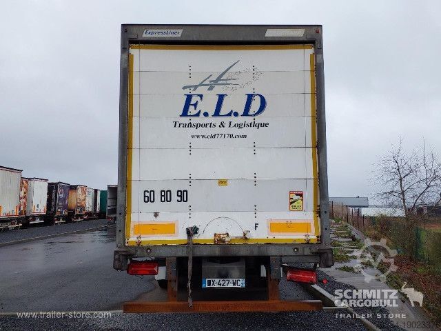 Box semitrailer Fruehauf Semitrailer Dryfreight Standard Porte relevante
