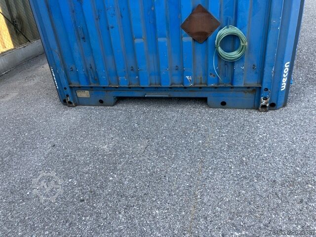 Swap body with flatbed & tarp WECON/LAG CURTAIN C45 45feet