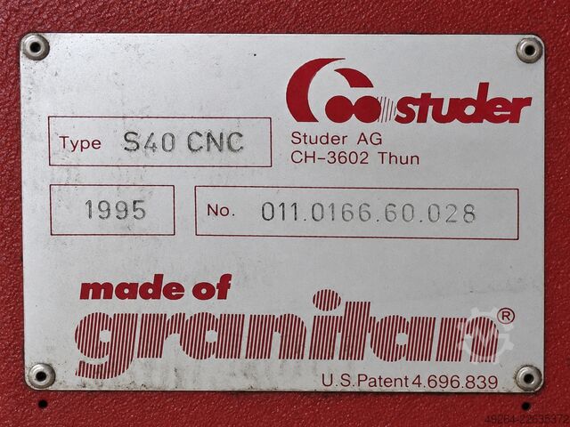 Rundschleifmaschine Studer S40