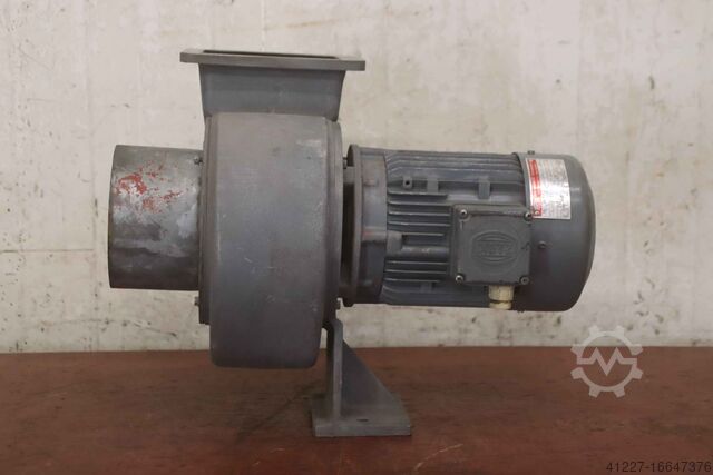 Staubabsauggebläse 1 kW Dietz DN 160 Lüfter Ø 155 x 60 mm