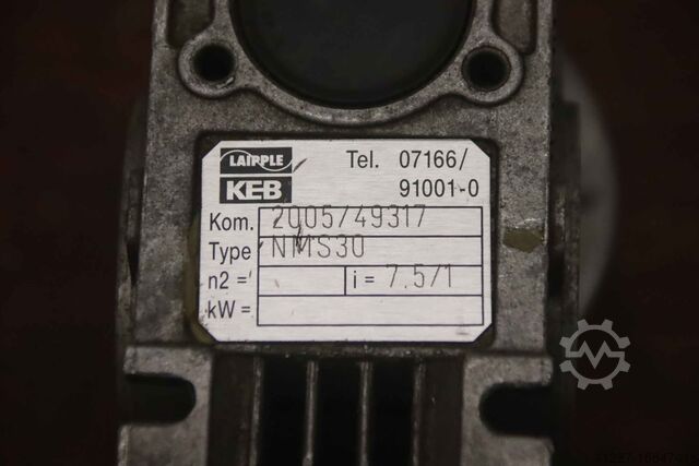 Getriebe 7,5:1 Laipple / KEB NMS30