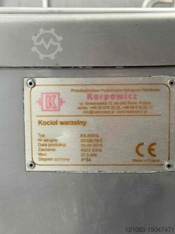 Kochgefäß Karpovicz 600L Boiler KK/600A